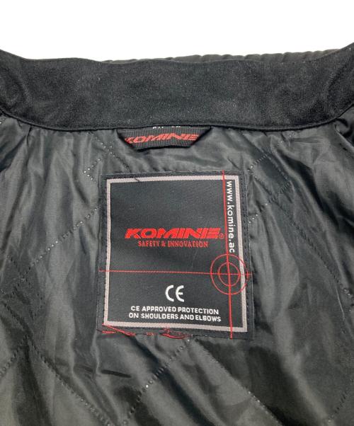 komine（コミネ）komine (コミネ) ライナー付bバイカージャケット ブラック サイズ:4XLの古着・服飾アイテム