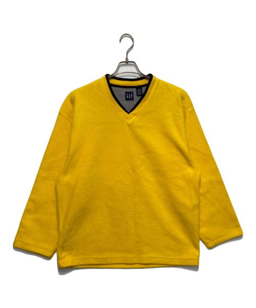 OLD GAP（オールドギャップ）OLD GAP (オールドギャップ) 90S フリースプルオーバー イエロー サイズ:XLの古着・服飾アイテム