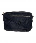 Y'SACCS+POUR HOMMEイザックプールオム）の古着「ナイロンショルダーバッグ」｜ブラック