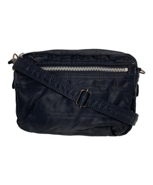 Y'SACCS+POUR HOMME（イザックプールオム）Y'SACCS+POUR HOMME (イザックプールオム) ナイロンショルダーバッグ ブラックの古着・服飾アイテム