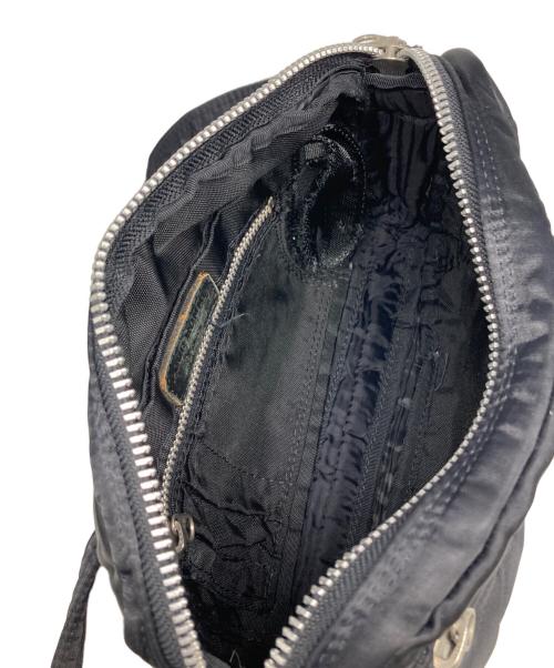 Y'SACCS+POUR HOMME（イザックプールオム）Y'SACCS+POUR HOMME (イザックプールオム) ナイロンショルダーバッグ ブラックの古着・服飾アイテム