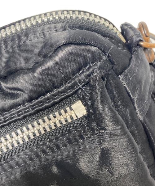 Y'SACCS+POUR HOMME（イザックプールオム）Y'SACCS+POUR HOMME (イザックプールオム) ナイロンショルダーバッグ ブラックの古着・服飾アイテム