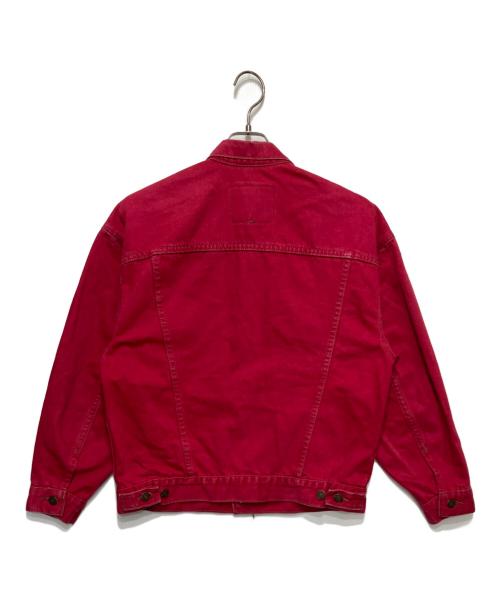 LEVI'S（リーバイス）LEVI'S (リーバイス) 製品染め4THデニムジャケット レッド サイズ:MEDIUMの古着・服飾アイテム