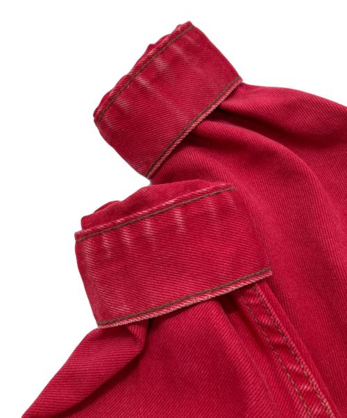 LEVI'S（リーバイス）LEVI'S (リーバイス) 製品染め4THデニムジャケット レッド サイズ:MEDIUMの古着・服飾アイテム