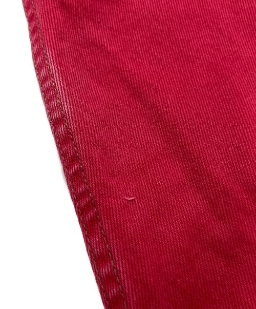 LEVI'S（リーバイス）LEVI'S (リーバイス) 製品染め4THデニムジャケット レッド サイズ:MEDIUMの古着・服飾アイテム