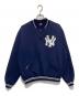 Majestic（マジェスティック）の古着「ハーフジップスウェット」｜ネイビー