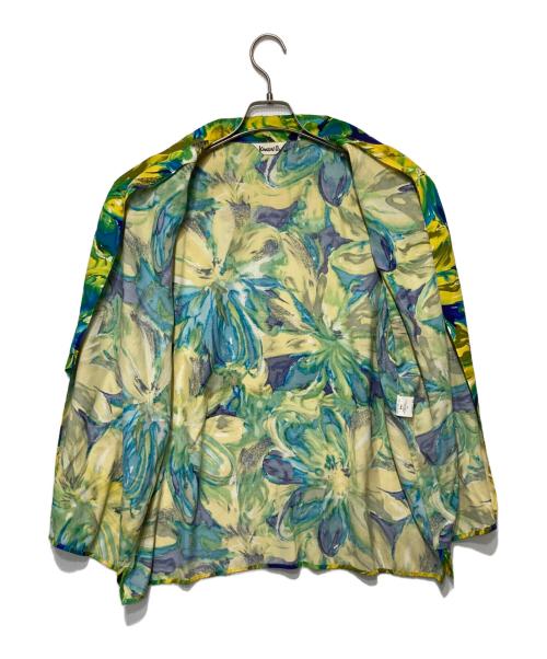 KANSAI O2（カンサイ）KANSAI O2 (カンサイ) 総柄半袖シャツ グリーン×イエロー サイズ:M2の古着・服飾アイテム