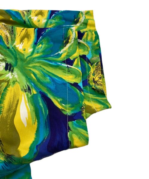 KANSAI O2（カンサイ）KANSAI O2 (カンサイ) 総柄半袖シャツ グリーン×イエロー サイズ:M2の古着・服飾アイテム