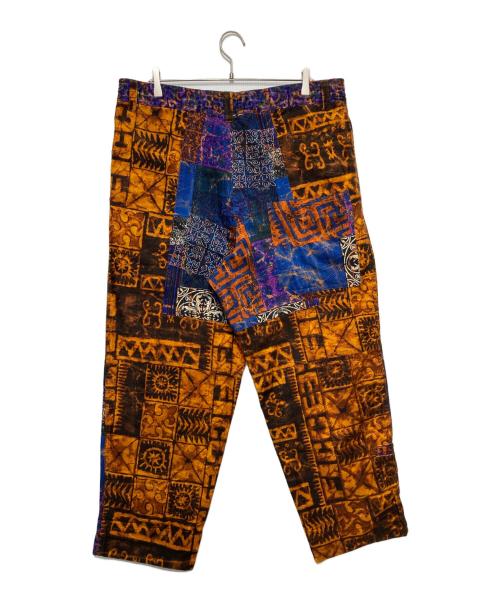 ficce jeans（フィッチェ ジーンズ）ficce jeans (フィッチェ ジーンズ) 総柄パンツ マルチカラー サイズ:Ｍの古着・服飾アイテム