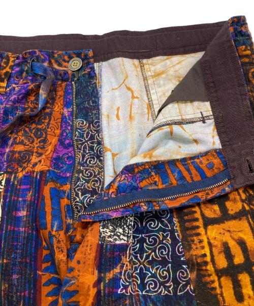 ficce jeans（フィッチェ ジーンズ）ficce jeans (フィッチェ ジーンズ) 総柄パンツ マルチカラー サイズ:Ｍの古着・服飾アイテム