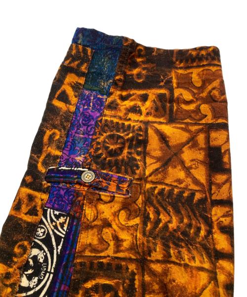 ficce jeans（フィッチェ ジーンズ）ficce jeans (フィッチェ ジーンズ) 総柄パンツ マルチカラー サイズ:Ｍの古着・服飾アイテム