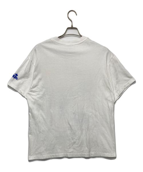 Hanes（ヘインズ）Hanes (ヘインズ) 90s アートデザインTシャツ ホワイト サイズ:Ｌの古着・服飾アイテム