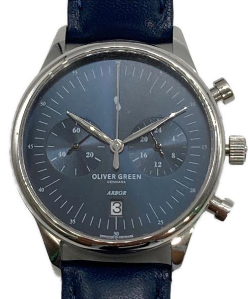 oliver green（オリバーグリーン）oliver green (オリバーグリーン) クロノグラフ ネイビーの古着・服飾アイテム