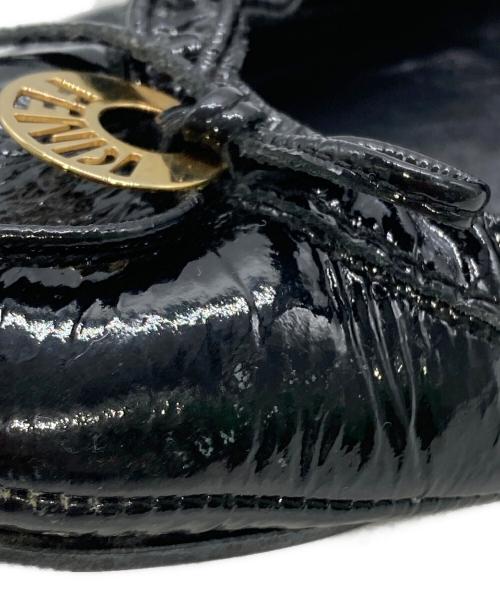 FENDI（フェンディ）FENDI (フェンディ) バレエパンプス ブラック サイズ:表記なしの古着・服飾アイテム