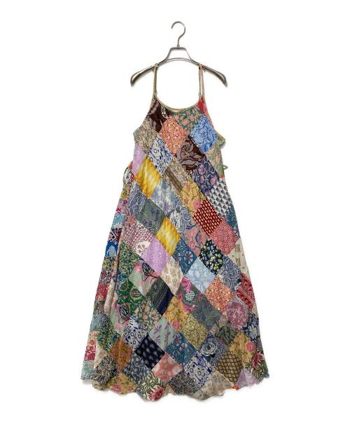 freada（フリーダ）Freada (フリーダ) インドサイドレースアップパッチワーク ワンピース マルチカラー サイズ:ONE SIZE 未使用品の古着・服飾アイテム