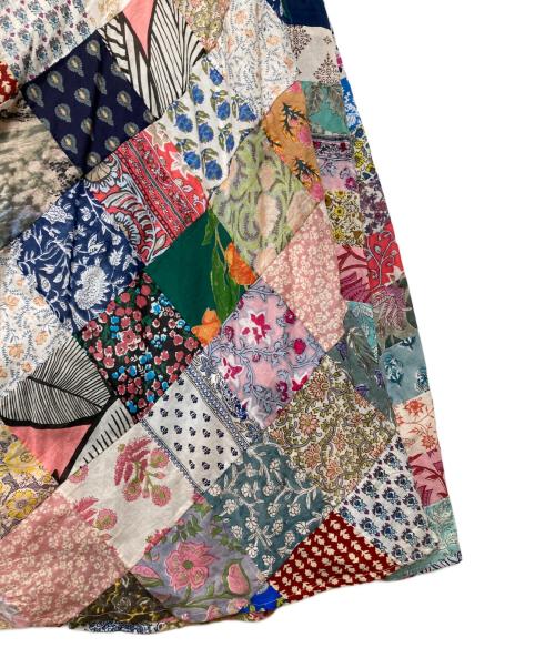 freada（フリーダ）Freada (フリーダ) インドサイドレースアップパッチワーク ワンピース マルチカラー サイズ:ONE SIZE 未使用品の古着・服飾アイテム
