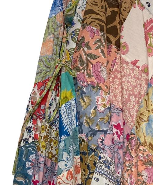 freada（フリーダ）Freada (フリーダ) インドサイドレースアップパッチワーク ワンピース マルチカラー サイズ:ONE SIZE 未使用品の古着・服飾アイテム