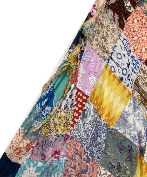 freada（フリーダ）Freada (フリーダ) インドサイドレースアップパッチワーク ワンピース マルチカラー サイズ:ONE SIZE 未使用品の古着・服飾アイテム