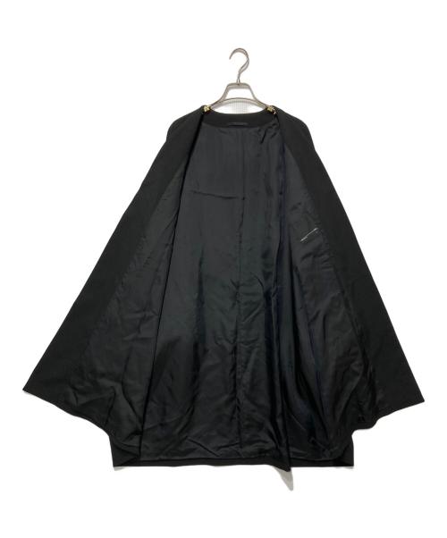 LAD MUSICIAN（ラッドミュージシャン）LAD MUSICIAN (ラッドミュージシャン) POLYESTER TROPICAL DOLMAN SLEEVE JACKET ブラック サイズ:42の古着・服飾アイテム