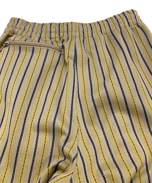 Needles（ニードルズ）Needles (ニードルズ) TRACK PANT - POLY JQ グレー×イエロー サイズ:XSの古着・服飾アイテム