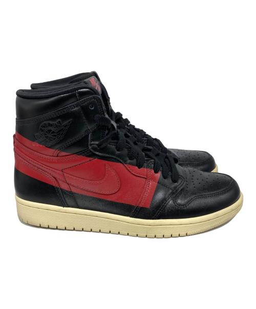 NIKE（ナイキ）NIKE (ナイキ) AIR JORDAN 1 RETRO HIGH OG DEFIANT ブラック×レッド サイズ:27の古着・服飾アイテム
