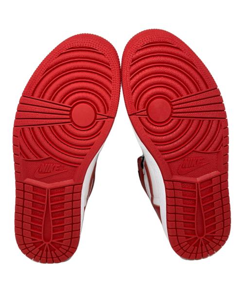NIKE（ナイキ）NIKE (ナイキ) AIR JORDAN 1 RETRO HIGH OG ホワイト×レッド サイズ:27の古着・服飾アイテム