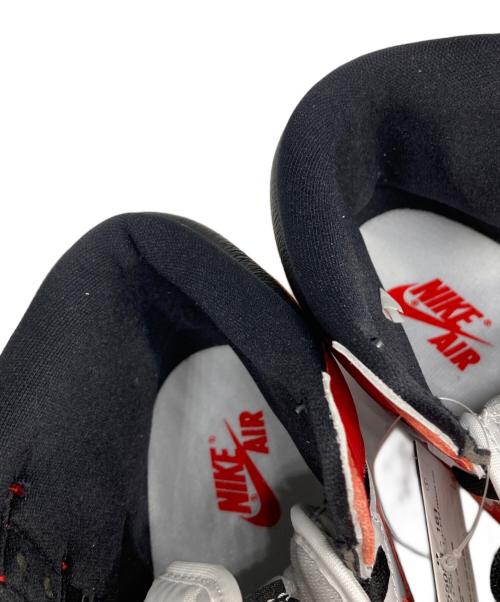 NIKE（ナイキ）NIKE (ナイキ) AIR JORDAN 1 RETRO HIGH OG ホワイト×レッド サイズ:27の古着・服飾アイテム