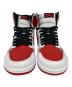 NIKE (ナイキ) AIR JORDAN 1 RETRO HIGH OG ホワイト×レッド サイズ:27：9000円