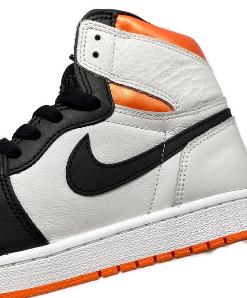 NIKE（ナイキ）NIKE (ナイキ) AIR JORDAN 1 RETRO HIGH OG ホワイト×ブラック サイズ:27の古着・服飾アイテム