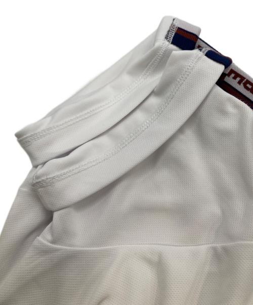 decembermay（ディセンバーメイ）decembermay (ディセンバーメイ) ポロシャツ ホワイト サイズ:Lの古着・服飾アイテム