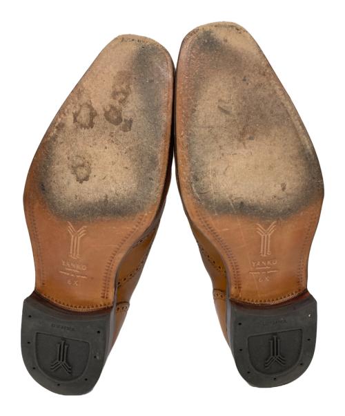 YANKO（ヤンコ）YANKO (ヤンコ) メダリオンシューズ ブラウン サイズ:6 1/2の古着・服飾アイテム