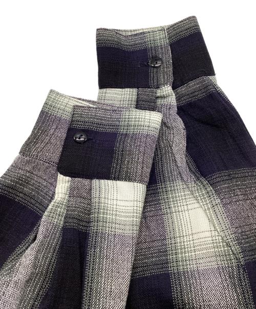 CalTop（キャルトップ）CalTop (キャルトップ) オンブレチェックシャツ ネイビー サイズ:Ｌの古着・服飾アイテム