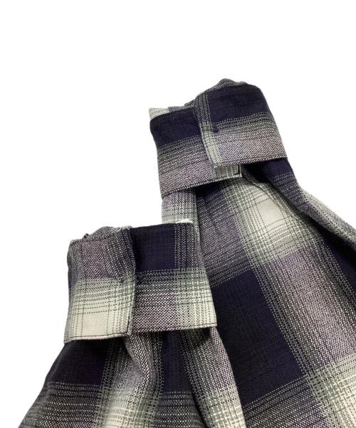 CalTop（キャルトップ）CalTop (キャルトップ) オンブレチェックシャツ ネイビー サイズ:Ｌの古着・服飾アイテム