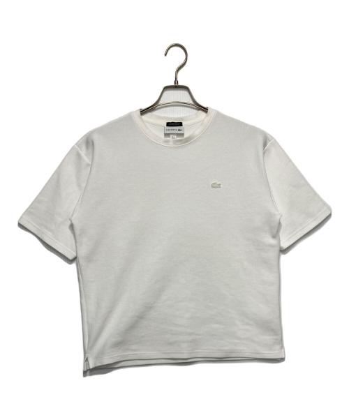 LACOSTE（ラコステ）LACOSTE (ラコステ) 1トーン ショートスリーブ Tシャツ ホワイト サイズ:Sの古着・服飾アイテム