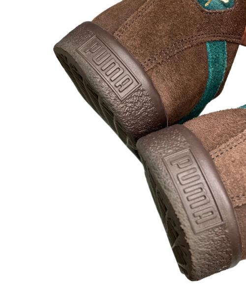 PUMA（プーマ）PUMA (プーマ) SUEDE VTG MIJ GS ブラウン×グリーン サイズ:27cmの古着・服飾アイテム