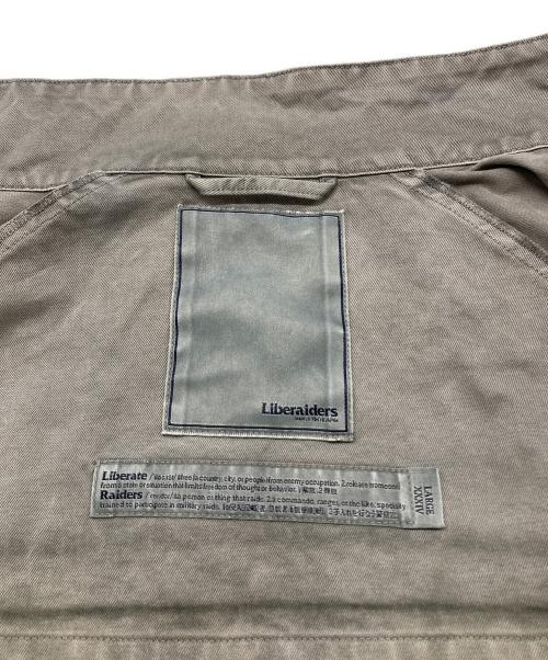 Liberaiders（リベレイダース）Liberaiders (リベレイダース) バックプリントブルゾン グレー サイズ:Ⅼの古着・服飾アイテム