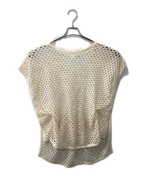 LIMI feu（リミフゥ）LIMI feu (リミフゥ) メッシュカットソー アイボリー サイズ:Sの古着・服飾アイテム