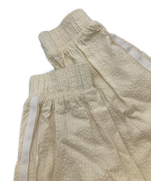 adidas（アディダス）adidas (アディダス) クラシックス ポプリン ハーフジップ トラックジャケット アイボリー サイズ:Ｍの古着・服飾アイテム