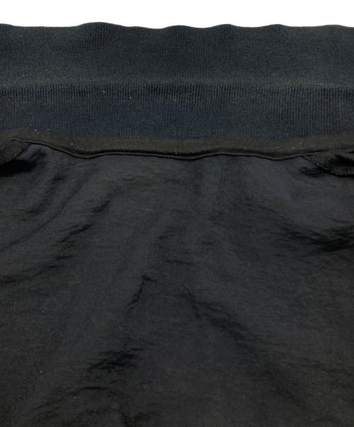 Y's（ワイズ）Y's (ワイズ) 異素材切替リボンポケットワンピース ブラック サイズ:2の古着・服飾アイテム