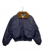 POLO SPORTポロスポーツ）の古着「ボア襟B-15フライトダウンジャケット」｜ネイビー