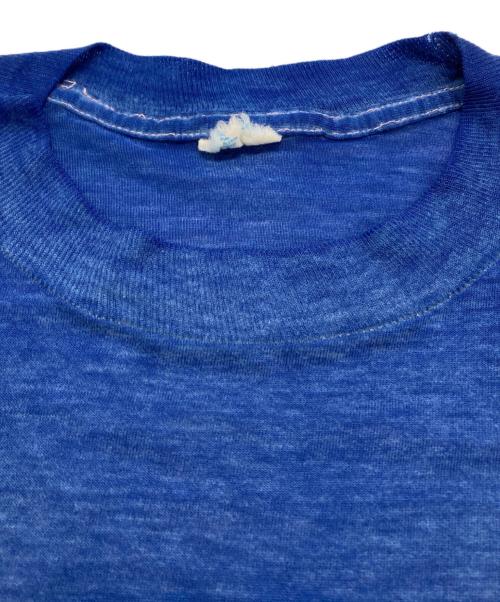 Champion REVERSE WEAVE（チャンピオン リバース ウィーブ）Champion REVERSE WEAVE (チャンピオン リバース ウィーブ) KANSAS CITYプリントダメージTシャツ ブルー サイズ:Ｍの古着・服飾アイテム