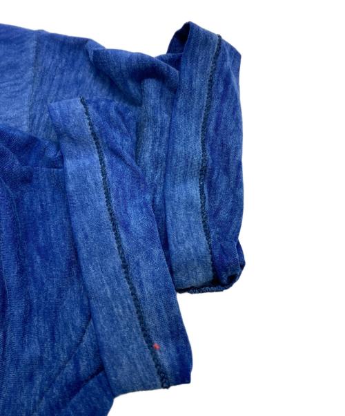 Champion REVERSE WEAVE（チャンピオン リバース ウィーブ）Champion REVERSE WEAVE (チャンピオン リバース ウィーブ) KANSAS CITYプリントダメージTシャツ ブルー サイズ:Ｍの古着・服飾アイテム