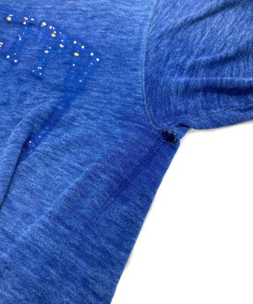 Champion REVERSE WEAVE（チャンピオン リバース ウィーブ）Champion REVERSE WEAVE (チャンピオン リバース ウィーブ) KANSAS CITYプリントダメージTシャツ ブルー サイズ:Ｍの古着・服飾アイテム