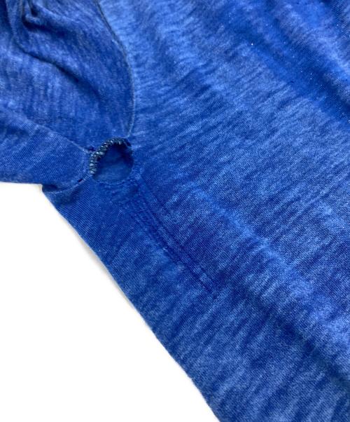 Champion REVERSE WEAVE（チャンピオン リバース ウィーブ）Champion REVERSE WEAVE (チャンピオン リバース ウィーブ) KANSAS CITYプリントダメージTシャツ ブルー サイズ:Ｍの古着・服飾アイテム