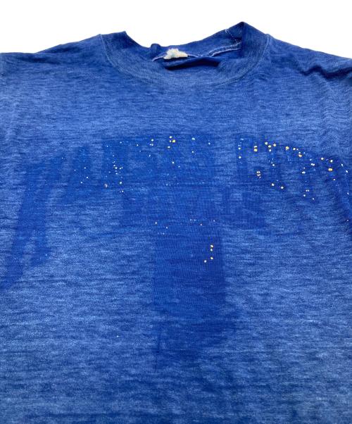 Champion REVERSE WEAVE（チャンピオン リバース ウィーブ）Champion REVERSE WEAVE (チャンピオン リバース ウィーブ) KANSAS CITYプリントダメージTシャツ ブルー サイズ:Ｍの古着・服飾アイテム