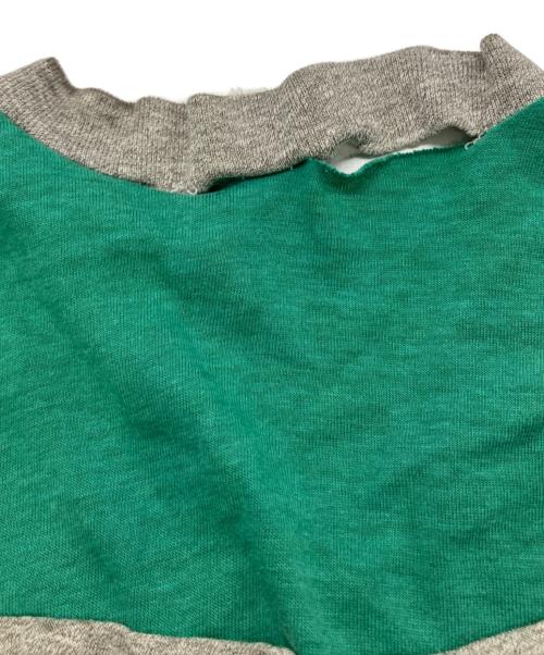 Champion（チャンピオン）Champion (チャンピオン) RICHLANDフットボール Tシャツ グレー×グリーン サイズ:Ｌの古着・服飾アイテム