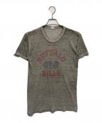 Championチャンピオン）の古着「BUFFALO BILLS3段プリントTシャツ」｜グレー