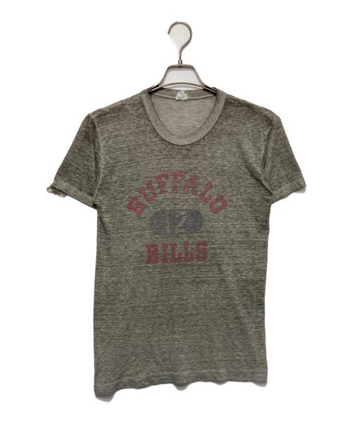 Champion（チャンピオン）Champion (チャンピオン) BUFFALO BILLS3段プリントTシャツ グレー サイズ:Ｍの古着・服飾アイテム