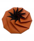 SERGE AMORUSOセルジュ アモルソ）の古着「レザーコインケース」｜オレンジ