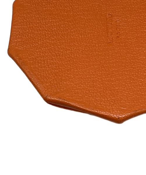 SERGE AMORUSO（セルジュ アモルソ）SERGE AMORUSO (セルジュ アモルソ) レザーコインケース オレンジの古着・服飾アイテム